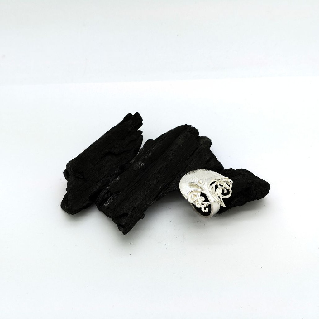 Faire dans la dentelle - Dentelle pleine - Bague XL