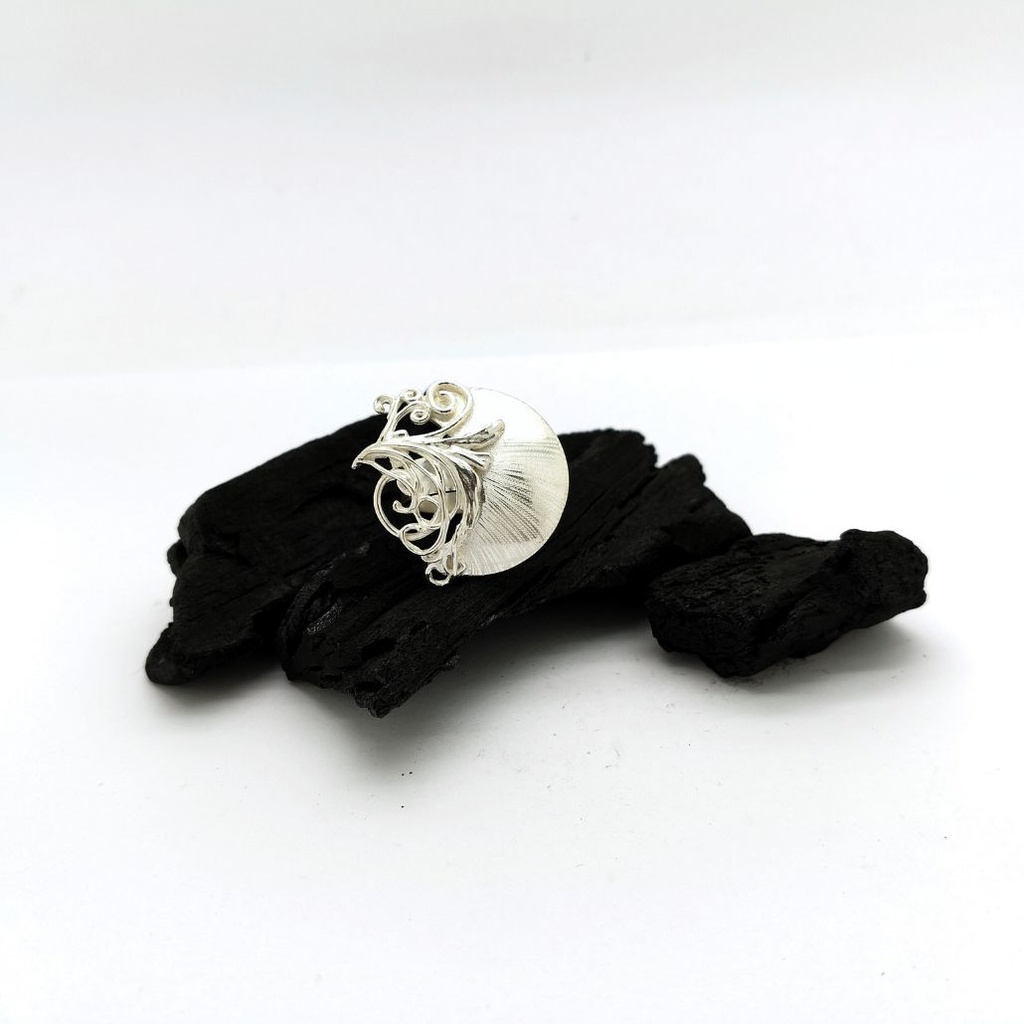 Faire dans la dentelle - Dentelle pleine - Bague XL