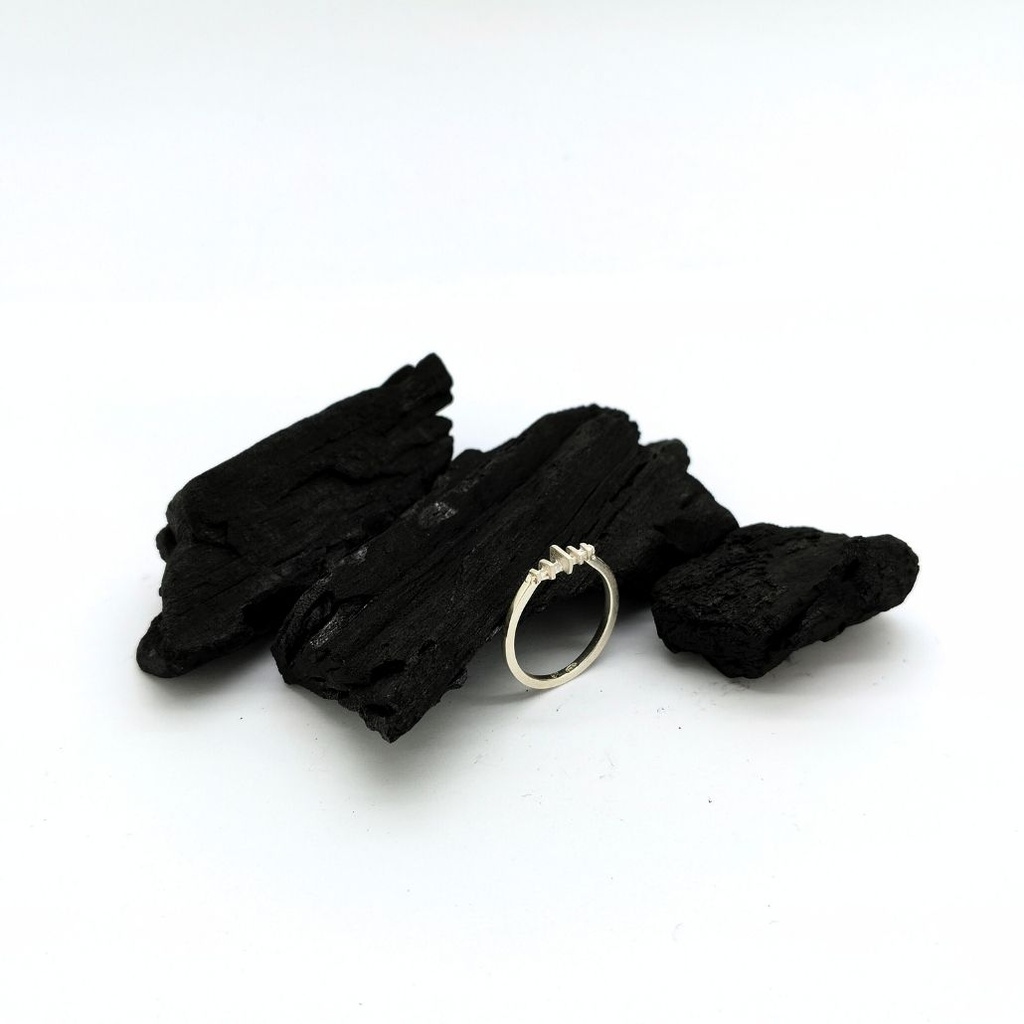 Mon temple, mon âme - Bague thème horizontal