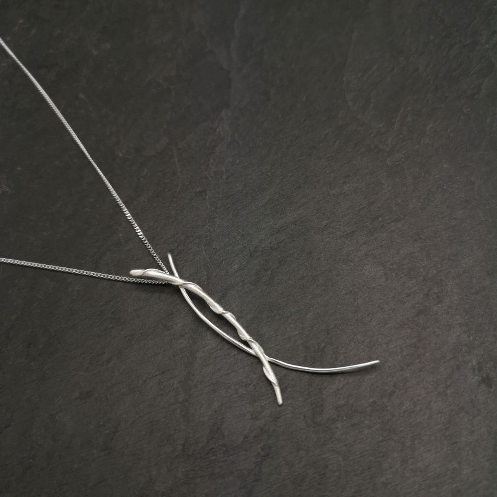 Suivre le fil - Pendentif 2 fils