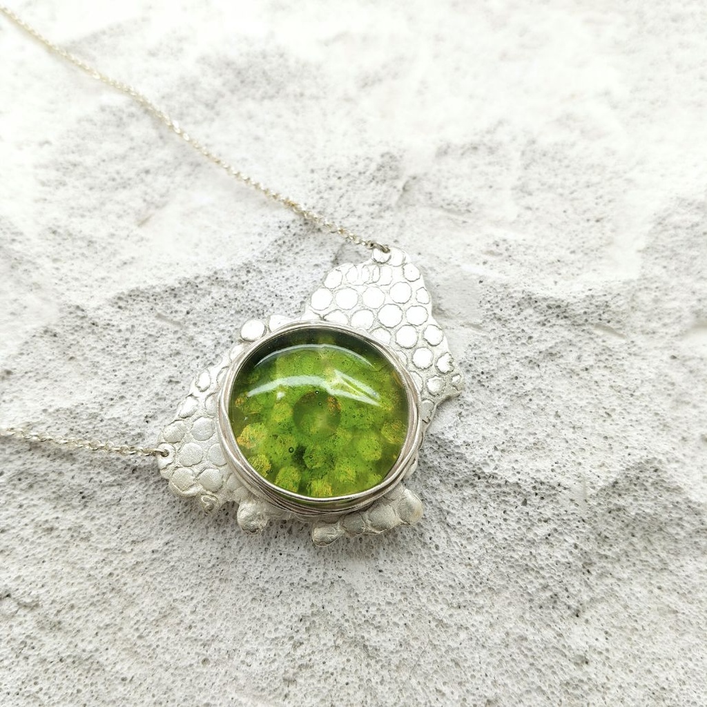 Verre et argent - Parure - Voyage dans la nature 3