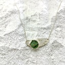 Verre et argent - Pendentif - Inspiration nature