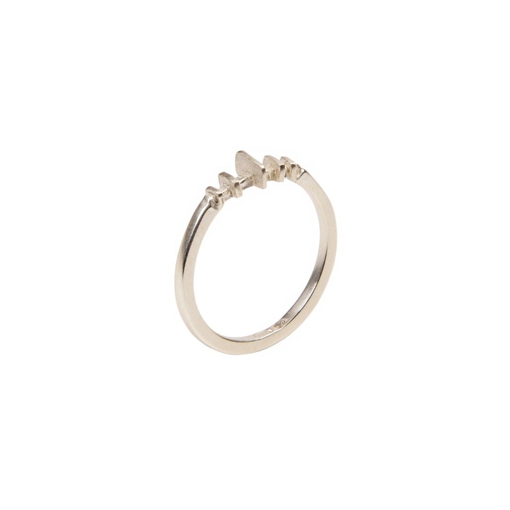Mon temple, mon âme - Bague thème horizontal