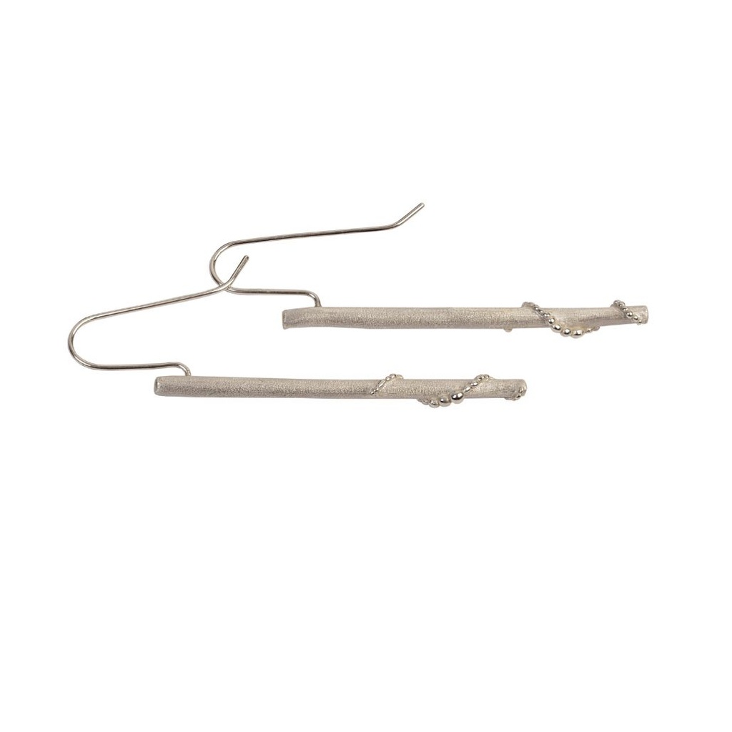 Spoortje waanzin - Oorbellen op staaf L