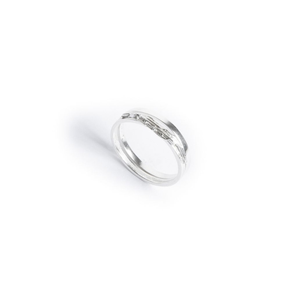 Force et fragilité - Bague Double