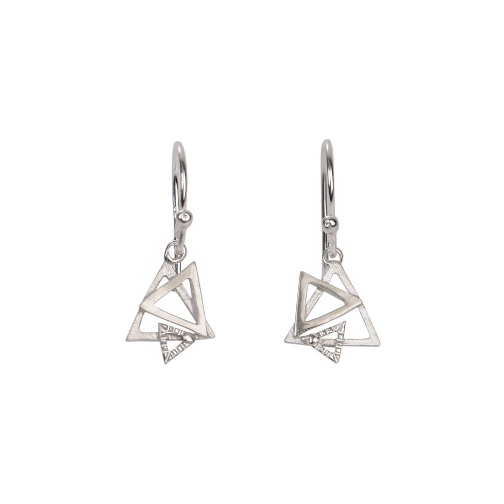 Driehoeken -  Geschakelde oorbellen S