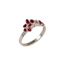 Plaisir - Bague motifs le long du corps de bague -S
