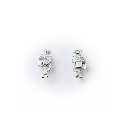 Ronduit - Cluster van vierkanten oorstekers