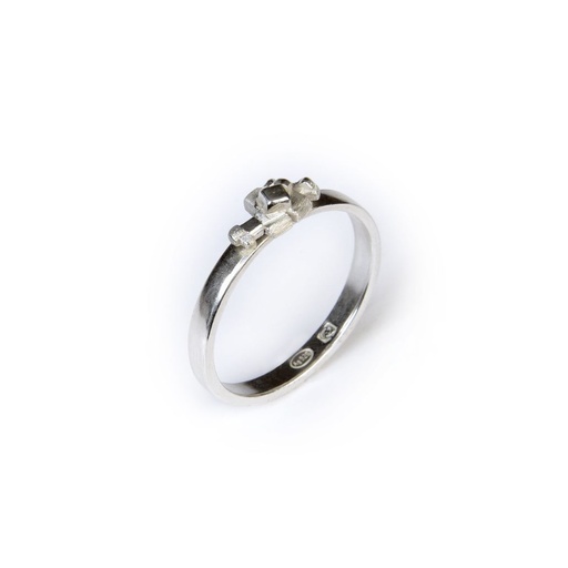 Carrément - Bague Carrés massifs