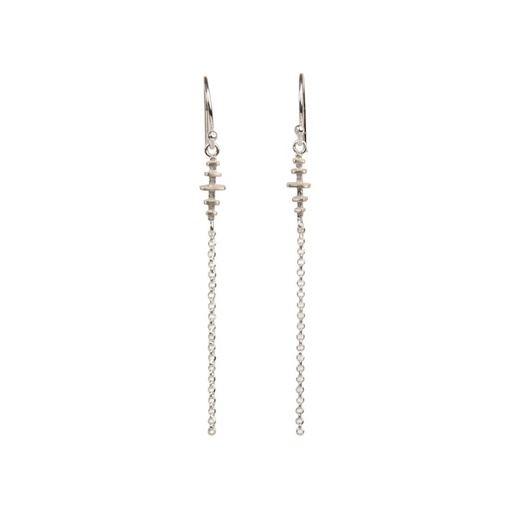 Mijn tempel, Mijn ziel - Vloeiende oorbellen op symmetrisch draad