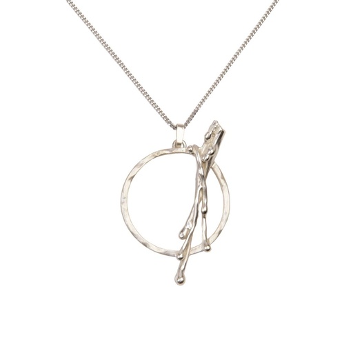 Tristesse -  Pendentif L avec bélière articulée