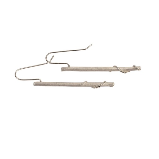 Spoortje waanzin - Oorbellen op staaf L