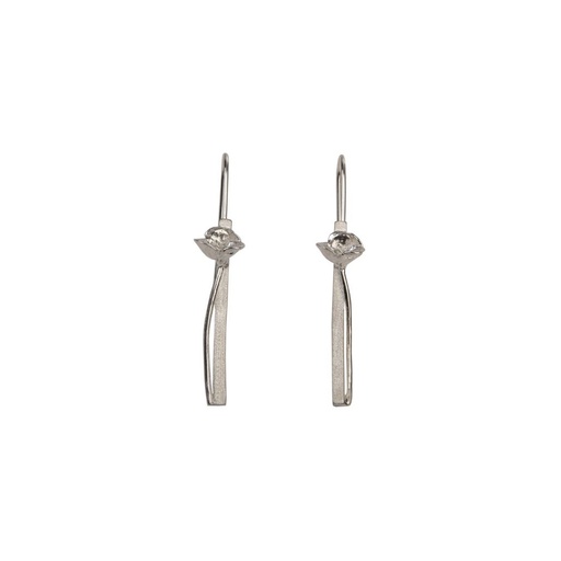 Coquelicots - BO sur fil coquelicot avec sa tige