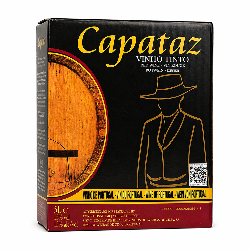 Capataz, Vinho Tinto BIB 5 litres, Portugal, 5 Rouge