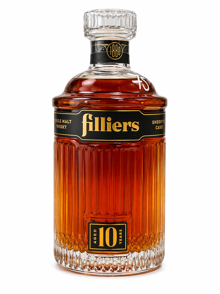 Filliers, 10 Years, Single Malt, Belgique, 0.70 Whisky/Whiskey 43.0°