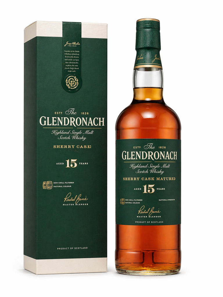 GLENDRONACH, 15y revival, Single Malt Scotch Whisky, Ecosse, 0.70 Whisky/Whiskey 46.0°