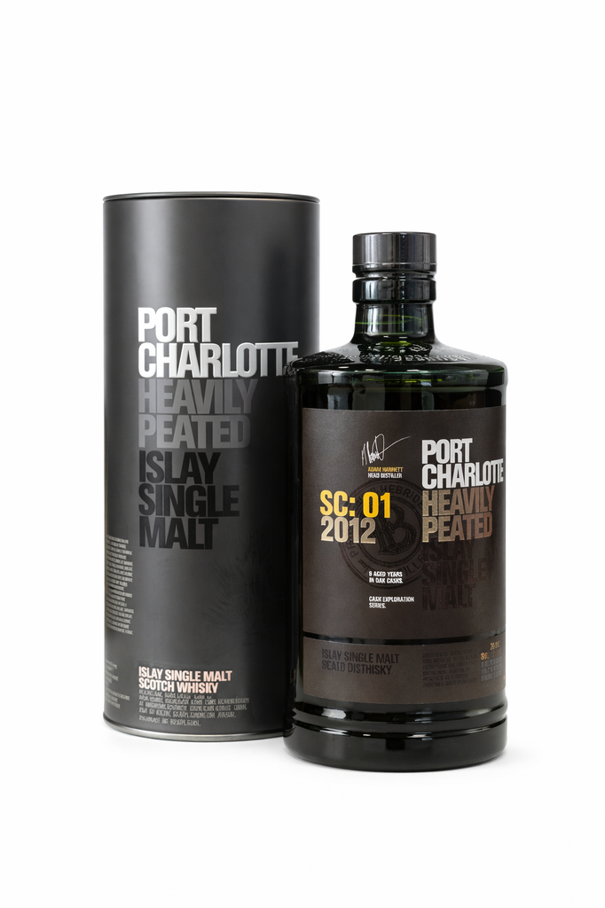 BRUICHLADDICH, Port Charlotte SC: 01, 2012, Single Malt Scotch Whisky, Ecosse, 0.70 Whisky/Whiskey 55.2°
