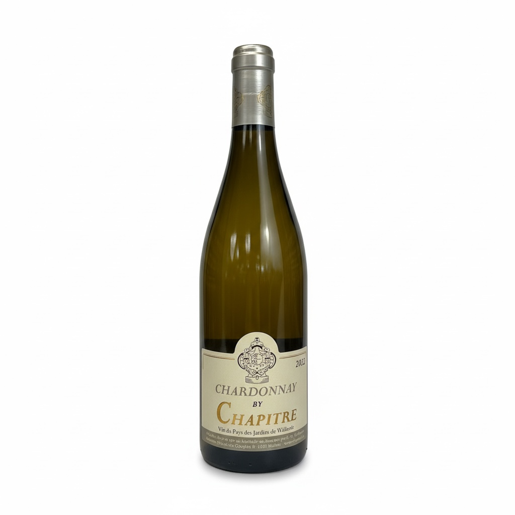 Domaine du Chapitre, Chardonnay, 2022, IGP Vin de Pays des Jardins de Wallonie, Belgique, 0.75 Blanc