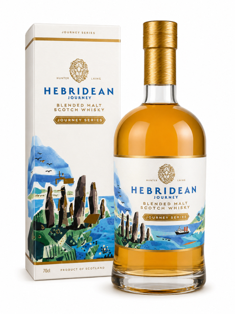 Hunter Laing, Journey Series - Hebridean Journey, N.V., Blended Malt Scotch Whisky, Ecosse, 0.70 Whisky/Whiskey