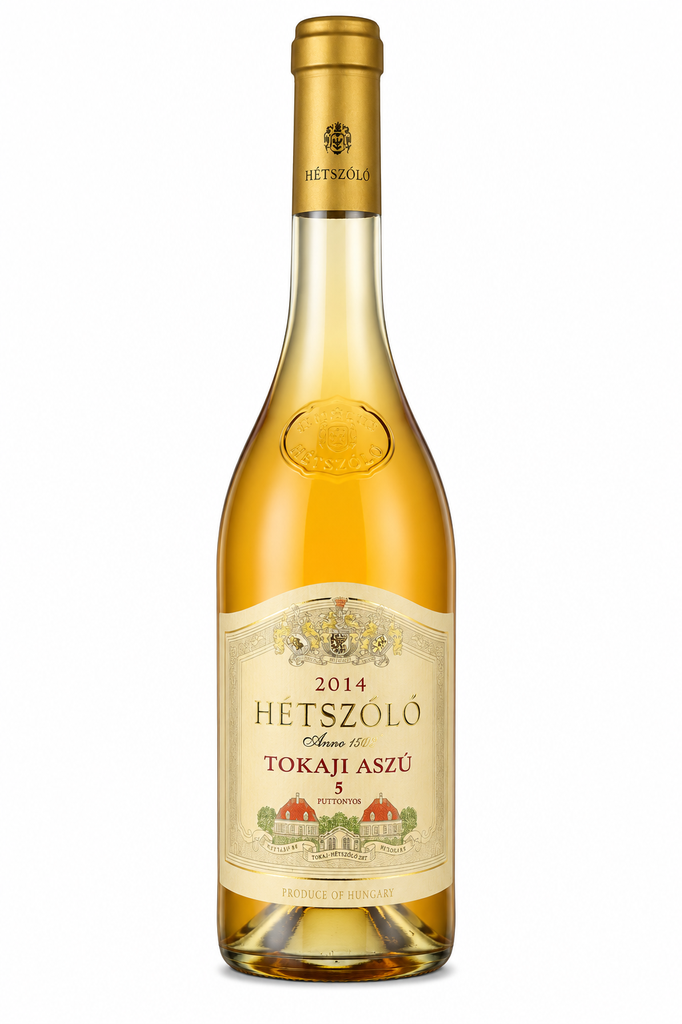 Hétszolo, 5 Puttonyos, 2014, Tokaji Aszú, Hongrie, 0.5 Doux