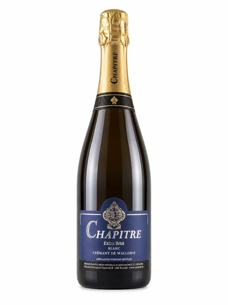 Domaine du Chapitre, Extra Brut, Crémant de Wallonie, Belgique, 0.75 Effervescent