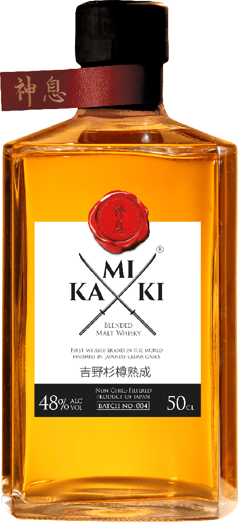 Kamiki, N.V., Blended Malt, Japon, 0.5 Whisky/Whiskey 48.0°