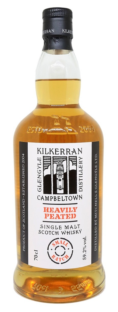 Kilkerran, Heavily Peated, Single Malt Scotch Whisky, Ecosse, 0.70 Whisky/Whiskey 58.4°
