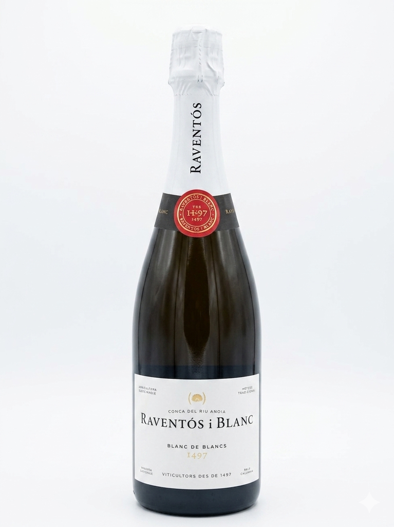 Raventos i Blanc, Blanc De Blancs, 2023, Conca del Riu Anoia, Espagne, 0.75 Effervescent