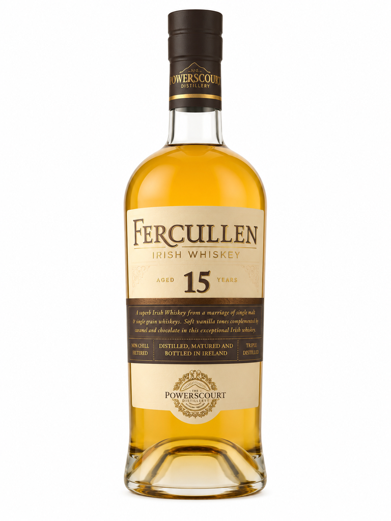 Fercullen, 15 Year old, Irish Whiskey, Irlande, 0.70 Whisky/Whiskey 41.5°