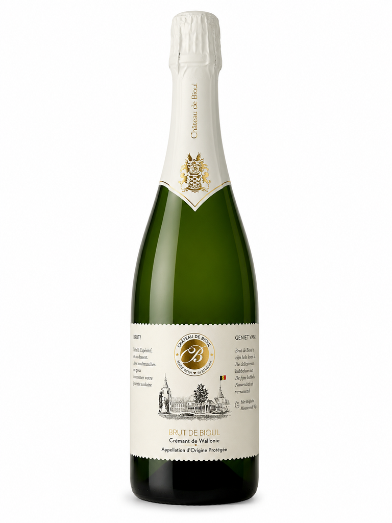 Château de Bioul, Brut de Bioul, 2023, Crémant de Wallonie, Belgique, 0.75 Effervescent