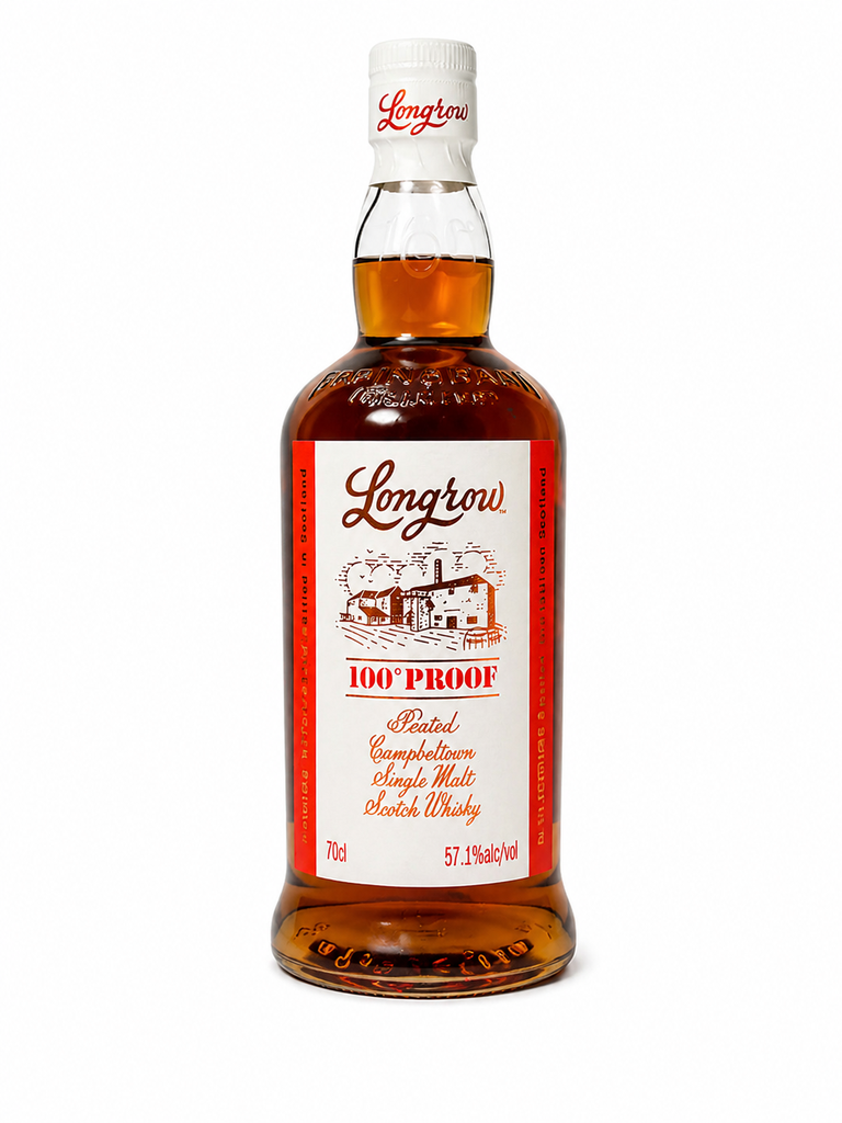Longrow, 100° Proof, N.V., Single Malt Scotch Whisky, Ecosse, 0.70 Whisky/Whiskey