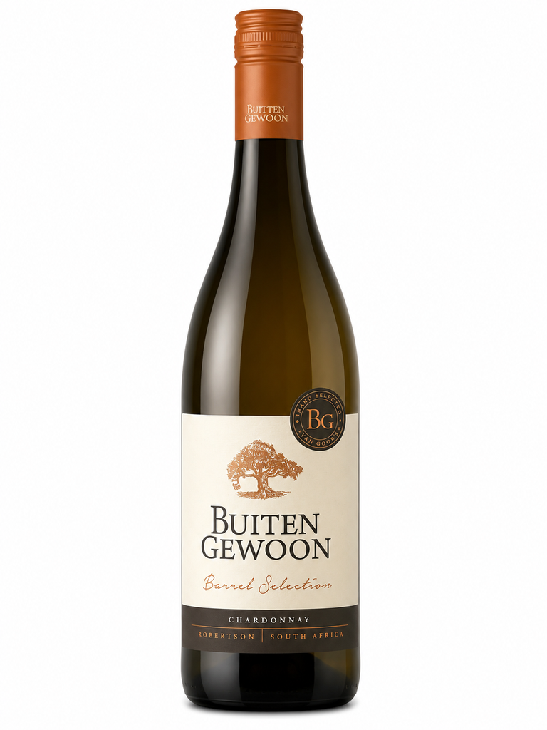Buiten Gewoon, "Barrel Selection" Chardonnay, 2024, Western Cape, Afrique du sud, 0.75 Blanc
