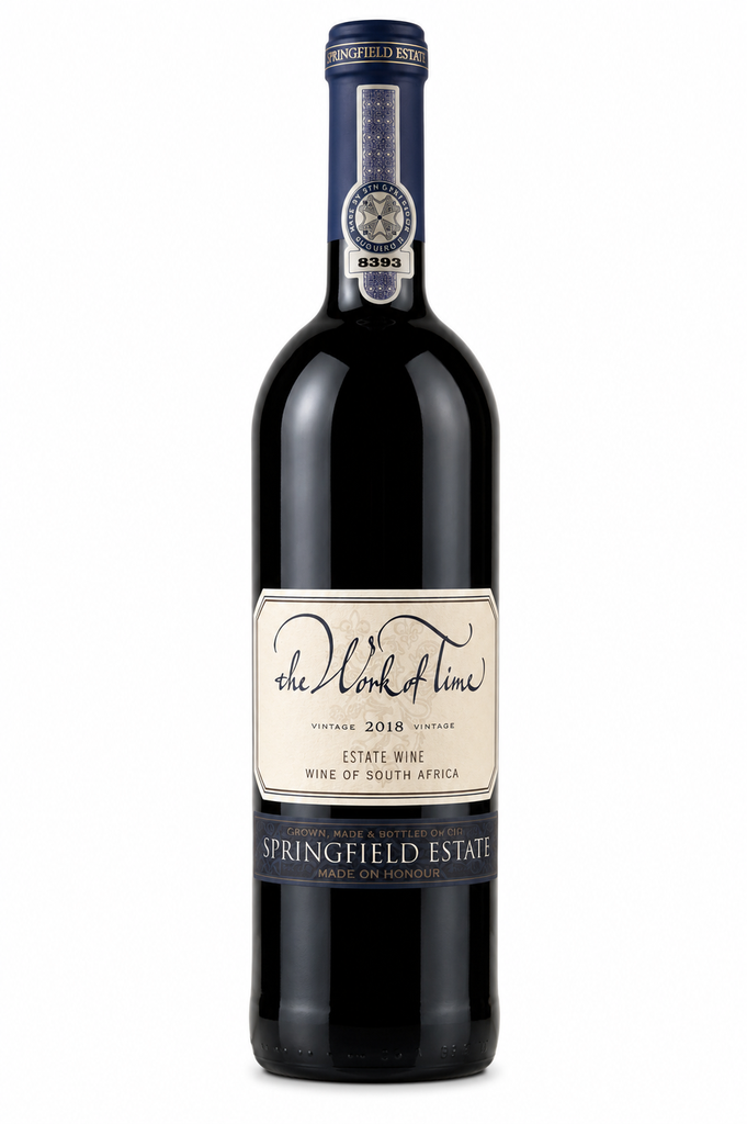 Springfield Estate, The Work of Time cabernet/merlot, 2019, Robertson, Afrique du sud, 0.75 Rouge