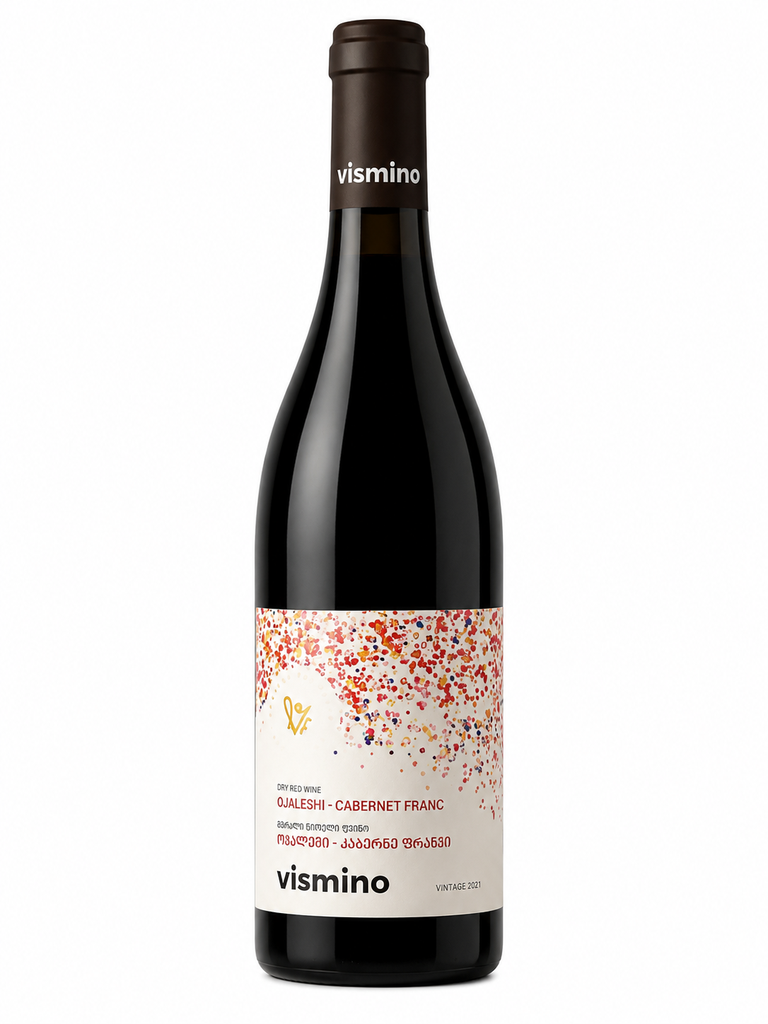 Vismino, Ojaleshi-Cabernet franc, 2021, Kakheti Valley, Georgie, 0.75 Rouge