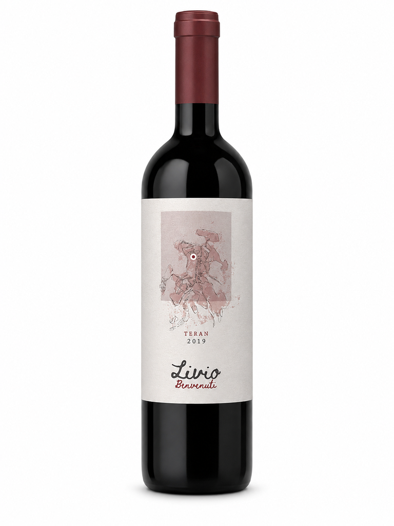 Benvenuti, Livio Teran, 2019, IGP Hrvatskoj, Croatie, 0.75 Rouge