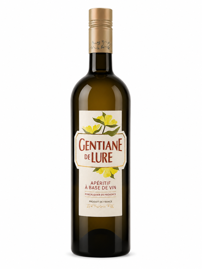DISTILLERIES &amp; DOMAINES  DE PROVENCE, Gentiane de Lure, N.V., France, 0.70 Liqueur