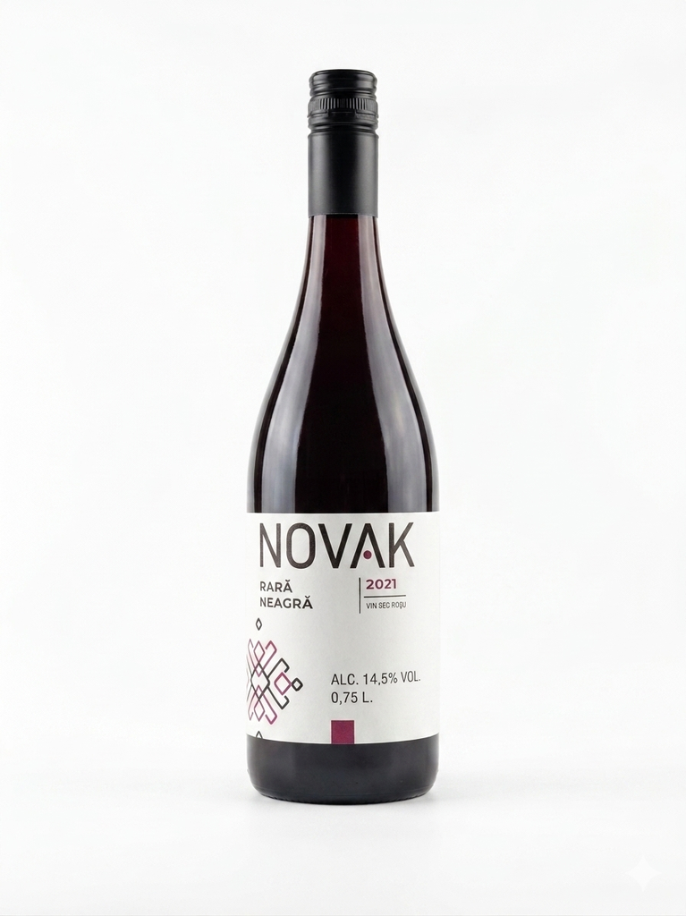 Novak, Rara Neagra, 2021, Moldavie, 0.75 Rouge