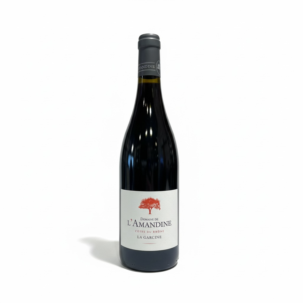 Domaine de l'Amandine, La Garcine, 2025, Côtes du Rhône, France, 0.75 Rouge