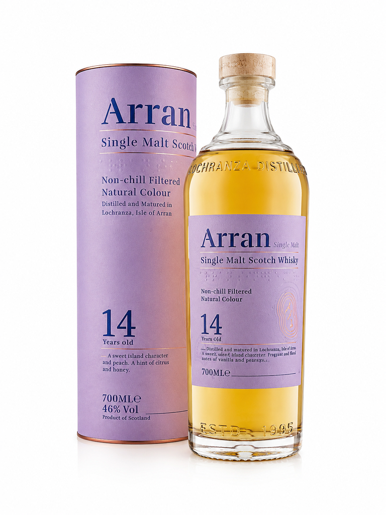 Arran, 14 YEARS (bourbon+sherry cask), Single Malt Scotch Whisky, Ecosse, 0.70 Whisky/Whiskey 46.0°