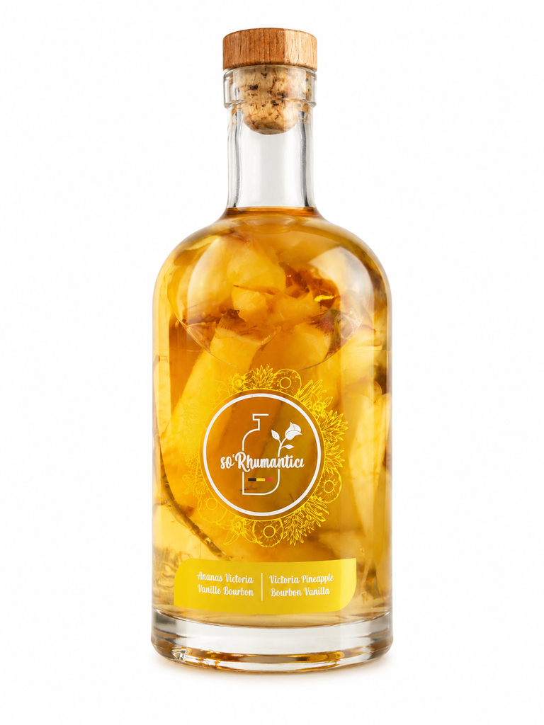 Rhumantic, Ananas + Vanille 30, Rhum arrangé, Belgique, 0.70 Rhum/Rum/Ron 30.0°
