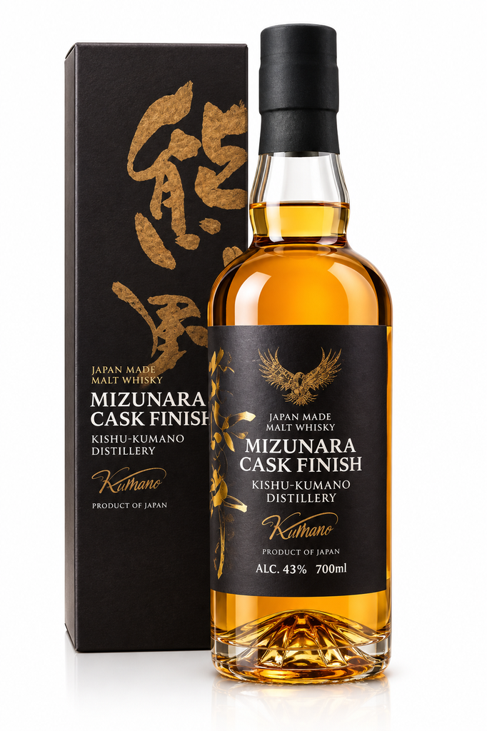 Kishu Kumano Distillery, Mizunara Cask Finish, Blended Malt, Japon, 0.70 Whisky/Whiskey 43.0°