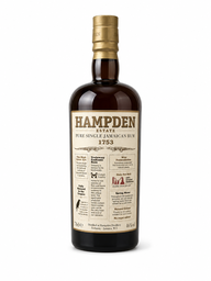 [SJMHAMPV.2901] HAMPDEN, 1753, N.V., Jamaïque, 0.70 Rhum/Rum/Ron